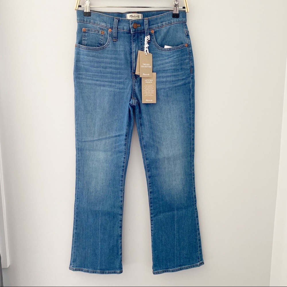 Madewell Cali Demi-Boot Crop Jeans NWT - Size 24 - Picture 2 of 16